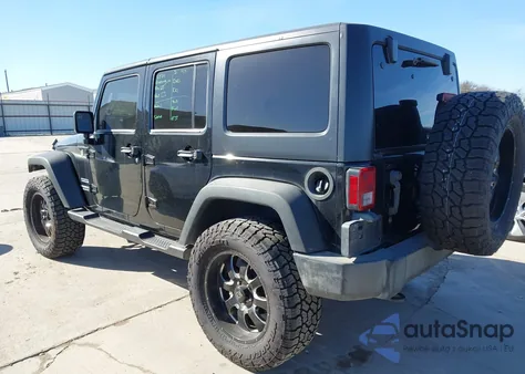 2012 Jeep Wrangler Unlimited Sport z USA, uszkodzony, nr VIN 1C4HJWDG4CL197641